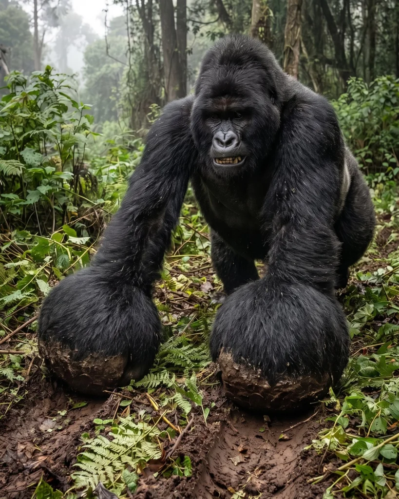 The Gorilla come to life in the reel