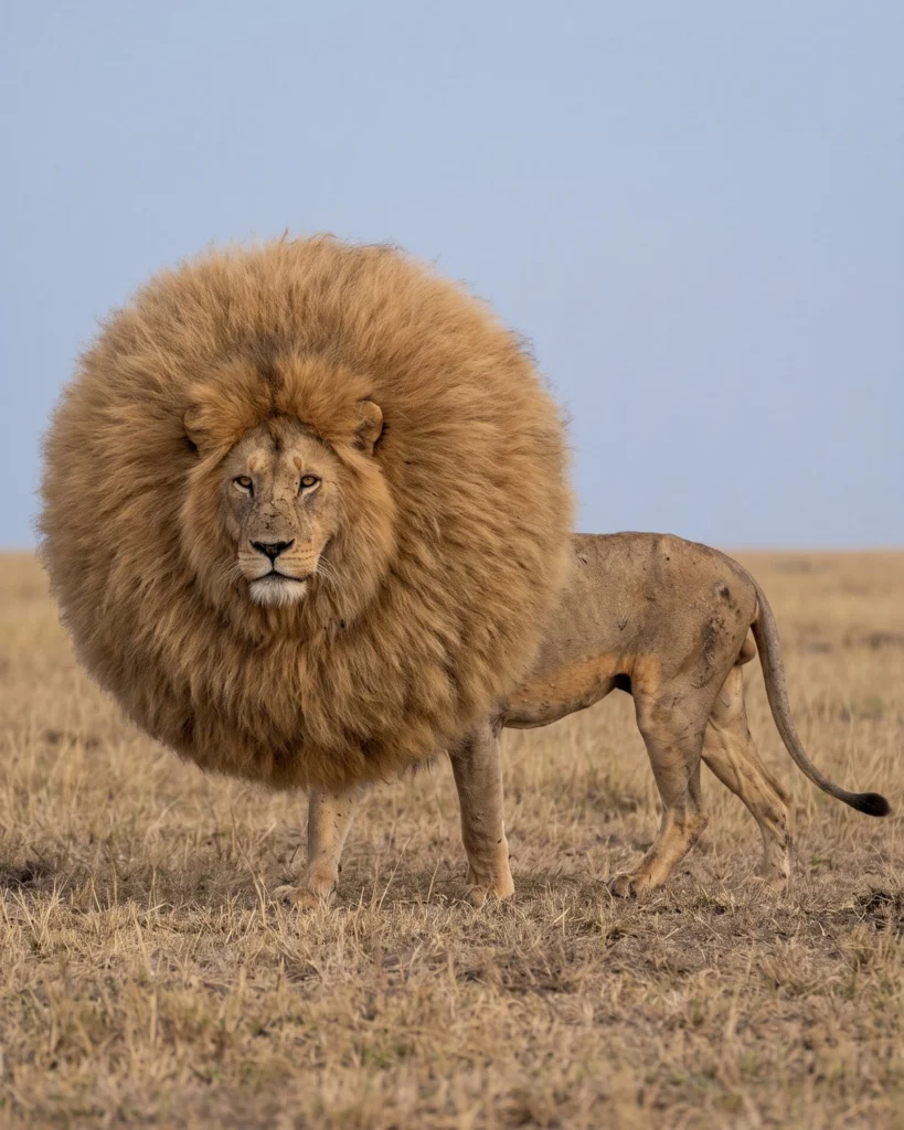 The Lion come to life in the reel