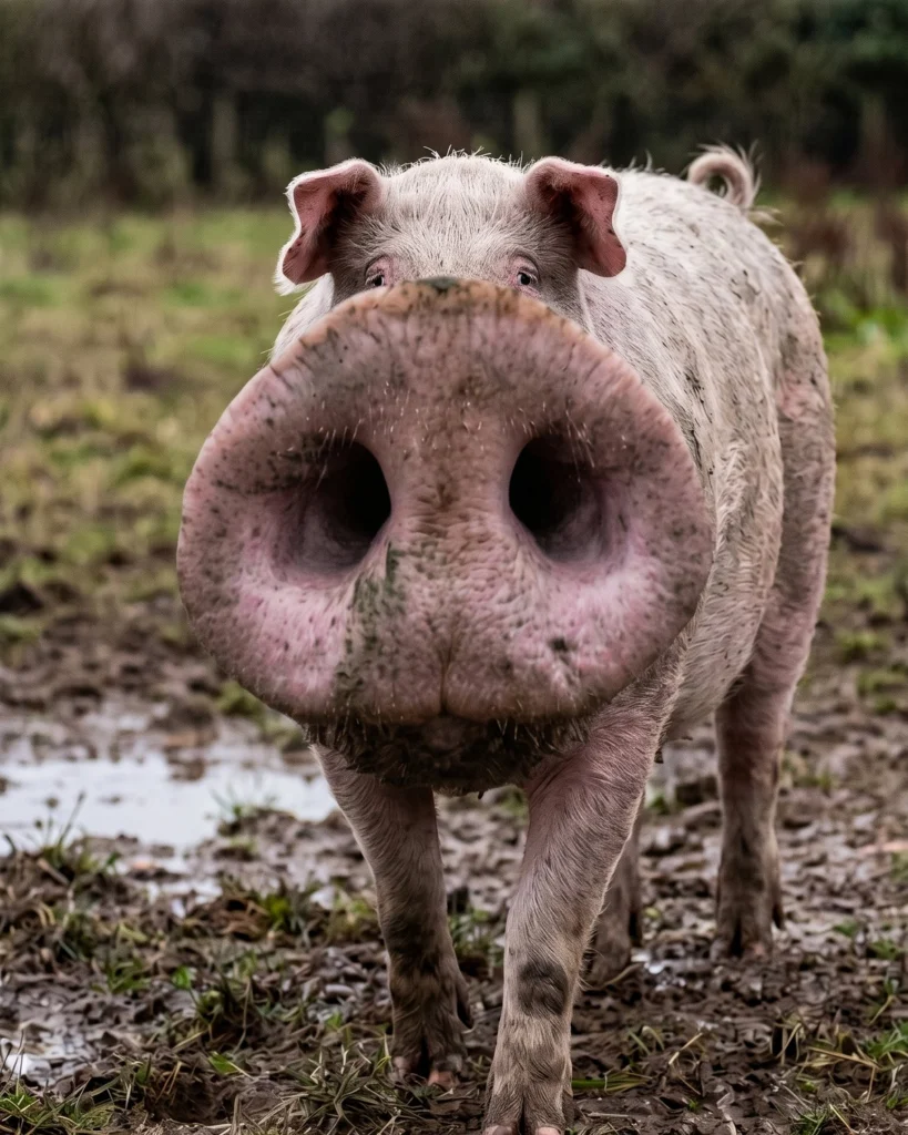 The Pig come to life in the reel