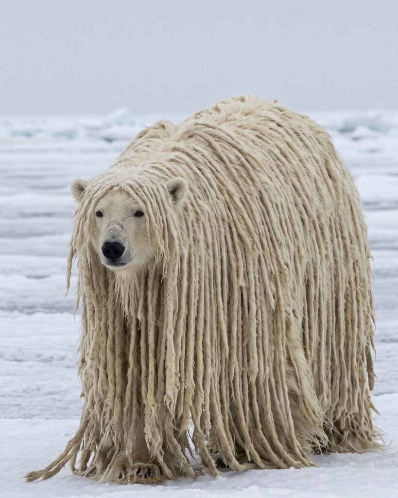 The Polar Bear come to life in the reel