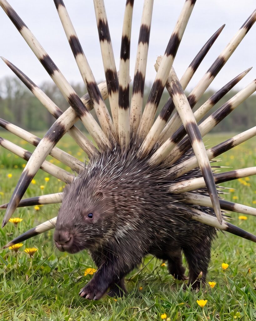 The Porcupine come to life in the reel
