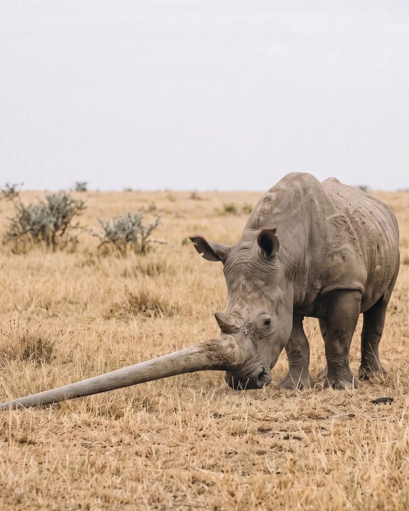 The Rhino come to life in the reel